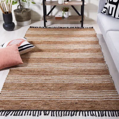 Safavieh Vintage Leather Hand Made Area Rug, Brown / Natural Bohemian Style