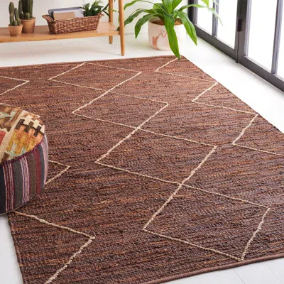 Safavieh Vintage Leather Hand Made Area Rug, Brown / Natural Bohemian Style