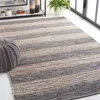 Safavieh Vintage Leather Hand Made Area Rug, Grey / Natural Bohemian Style In Gray