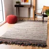 Safavieh Vintage Leather Hand Made Area Rug, Multi Bohemian Style In Brown
