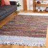 Safavieh Vintage Leather Hand Made Area Rug, Red / Yellow Bohemian Style In Multi