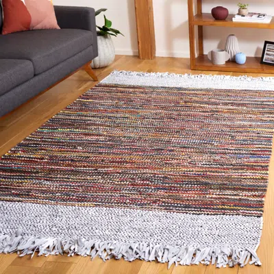 Safavieh Vintage Leather Hand Made Area Rug, Red / Yellow Bohemian Style In Multi