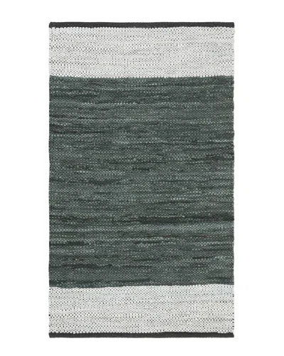 Safavieh Vintage Leather Rug In Green