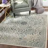 Safavieh Vintage Machine Made Area Rug, Cream / Light Blue Traditional Style In Green