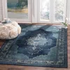 Safavieh Vintage Machine Made Area Rug, Navy Traditional Style In Blue