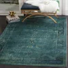 Safavieh Vintage Machine Made Area Rug, Turquoise / Multi Traditional Style Easy Care In Green