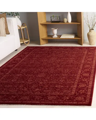 Safavieh Vintage Overdye Fadewell Power Loomed Rug In Red