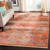 Safavieh Vintage Persian Machine Made Area Rug, Aqua / Orange Traditional Style In Orange