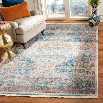 Safavieh Vintage Persian Machine Made Area Rug, Beige / Blue Traditional Style