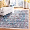 Safavieh Vintage Persian Machine Made Area Rug, Blue / Ivory Traditional Style In Blue