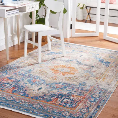 Safavieh Vintage Persian Machine Made Area Rug, Blue / Multi Traditional Style