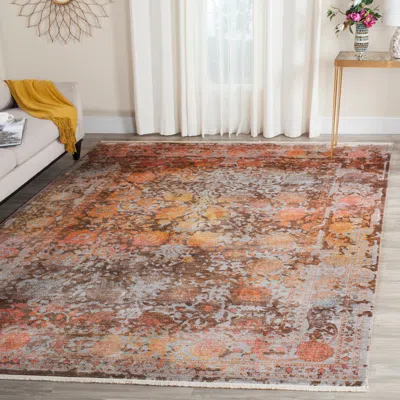 Safavieh Vintage Persian Machine Made Area Rug, Brown / Multi Transitional Style