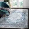 Safavieh Vintage Persian Machine Made Area Rug, Charcoal / Blue Traditional Style
