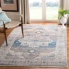 Safavieh Vintage Persian Machine Made Area Rug, Grey / Blue Traditional Style In Gray