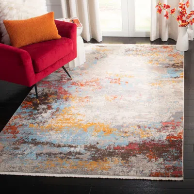 Safavieh Vintage Persian Machine Made Area Rug, Grey / Multi Contemporary Style