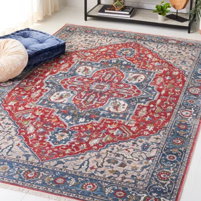 Safavieh Vintage Persian Machine Made Area Rug, Red / Blue Traditional Style