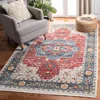 Safavieh Vintage Persian Machine Made Area Rug, Red / Blue Traditional Style In Multi
