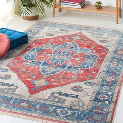 Safavieh Vintage Persian Machine Made Area Rug, Red / Blue Traditional Style
