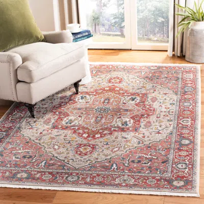 Safavieh Vintage Persian Machine Made Area Rug, Red / Ivory Traditional Style