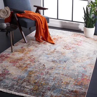 Safavieh Vintage Persian Machine Made Area Rug, Rust / Blue Transitional Style In Multi