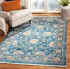 Safavieh Vintage Persian Machine Made Area Rug, Turquoise / Multi Traditional Style In Multi