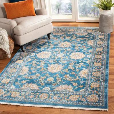 Safavieh Vintage Persian Machine Made Area Rug, Turquoise / Multi Traditional Style