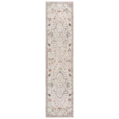 Safavieh Vintage Rosewood 500 Performance Floral; Vintage Look Indoor Rug In Ivory,grey Rust