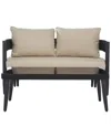 Safavieh Viola Bench & Table Set In Black