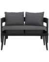 Safavieh Viola Bench & Table Set In Black