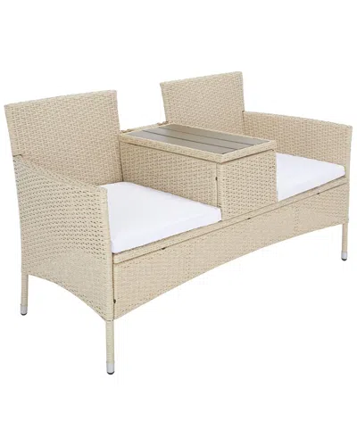 Safavieh Viora Loveseat In Beige