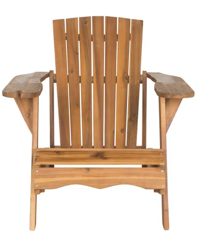 Safavieh Vista Outdoor Wine Glass Holder Adirondack Chair In Pink