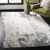 Safavieh Vogue Machine Made Area Rug, Beige / Charcoal Contemporary Style Easy Care In White