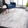 Safavieh Vogue Machine Made Area Rug, Blue / Grey Contemporary Style Easy Care In Gray