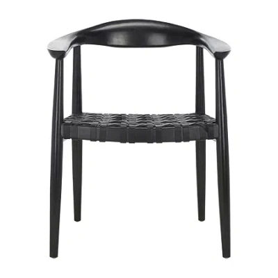 Safavieh Walda Barrel Chair In Black