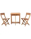 Safavieh Walten Outdoor Flower Shelf 3pc Bistro Set