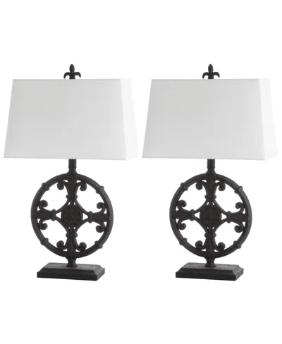 Safavieh Waylon Set Of 2 Table Lamp In Black