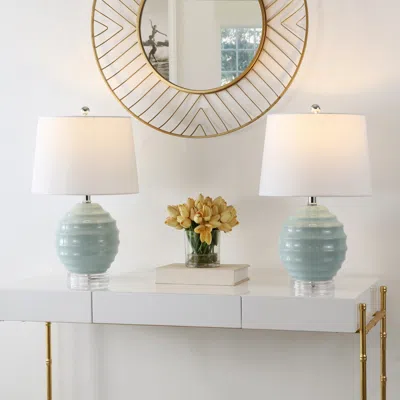 Safavieh Wembli 22.5" Table Lamp In Gray