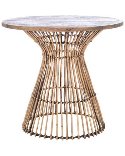 Safavieh Whent Round Accent Table In Honey
