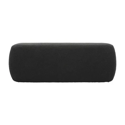 Safavieh Whitley Cushioned Ottoman In Black