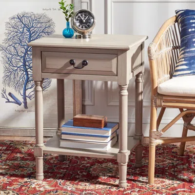 Safavieh Whitney 1 Drawer Accent Table In Neutral