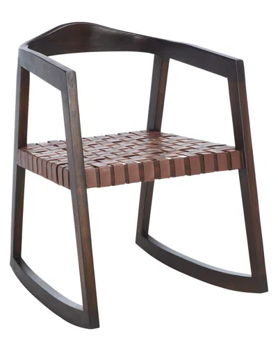 Safavieh Willa Rocking Dining Chair In Cognac
