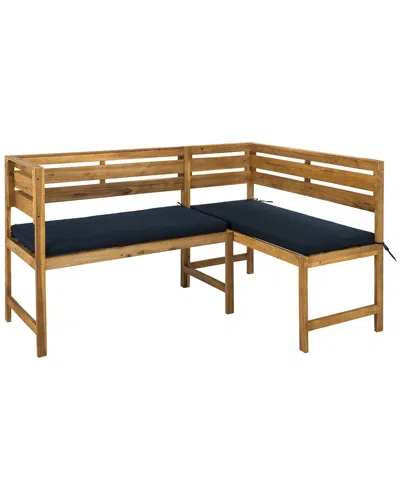 Safavieh Wilton Balcony Corner Lounge Set In Brown