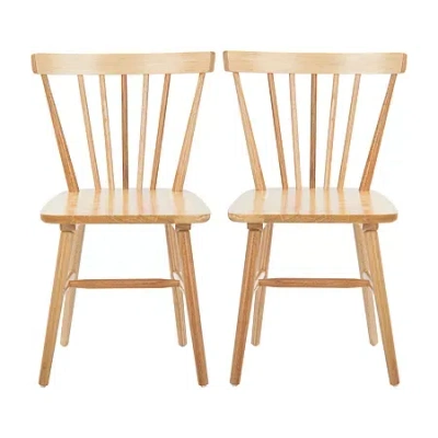 Safavieh Winona Dining Room Collection 2-pc. Dining Chair In Brown