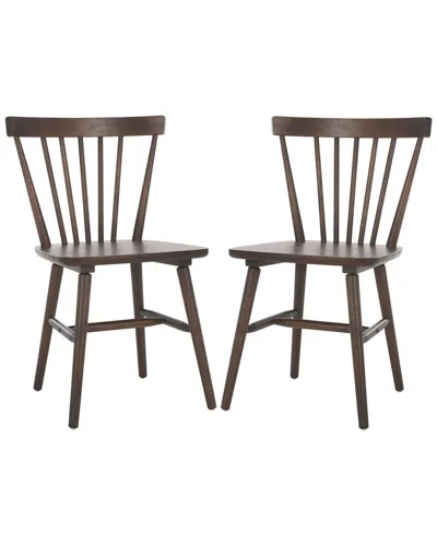 Safavieh Winona Spindle Dining Chair In Brown