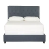 Safavieh Winslet Linen Bed Frame In Blue