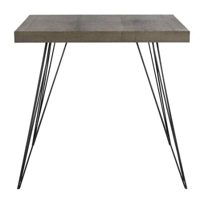 Safavieh Wolcott Collection Square Wood-top Dining Table In Brown