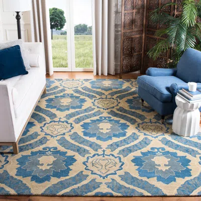 Safavieh Wyndam Area Rug, Blue / Grey Transitional Style