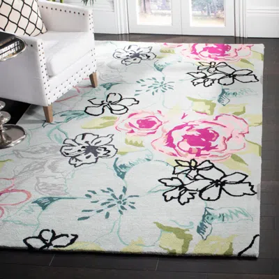 Safavieh Wyndam Area Rug, Blue / Multi Country Floral Style