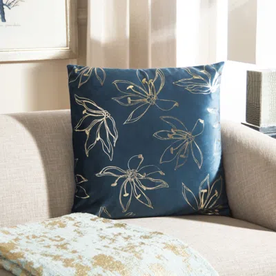 Safavieh Yari Pillow In Blue