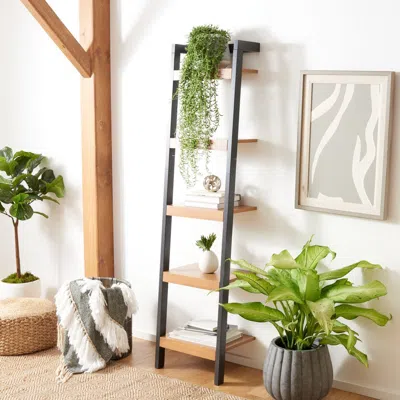 Safavieh Yassi 5 Tier Leaning Etagere In Black